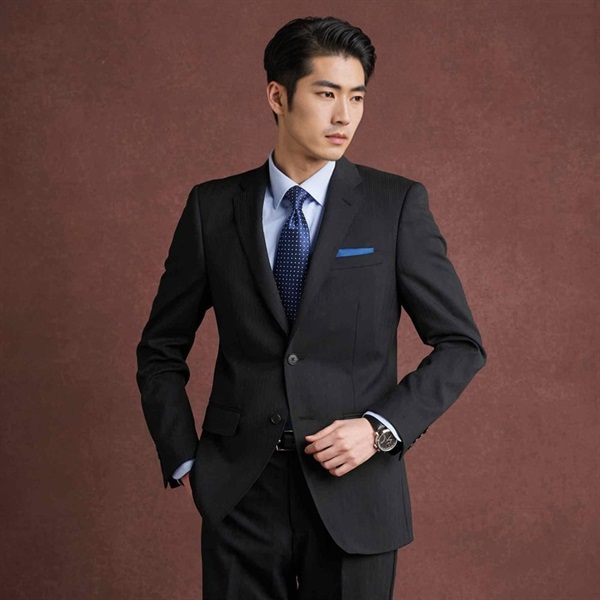 尾州織ストレッチスリムノータックスーツ メンズ 日本製生地 | イオン