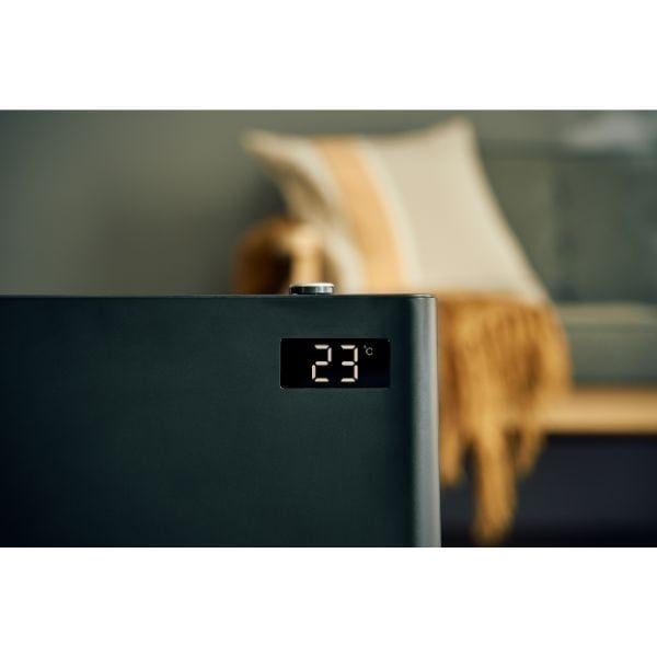 クワッズ 静音パネルDCセラミックヒーター QS563BK ブラック | イオン