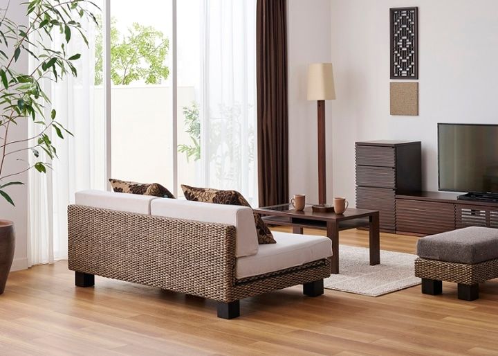 ケイ・ローソファ ベンチ (ヒヤシンス)・2人・3人掛け～床に近い暮らし