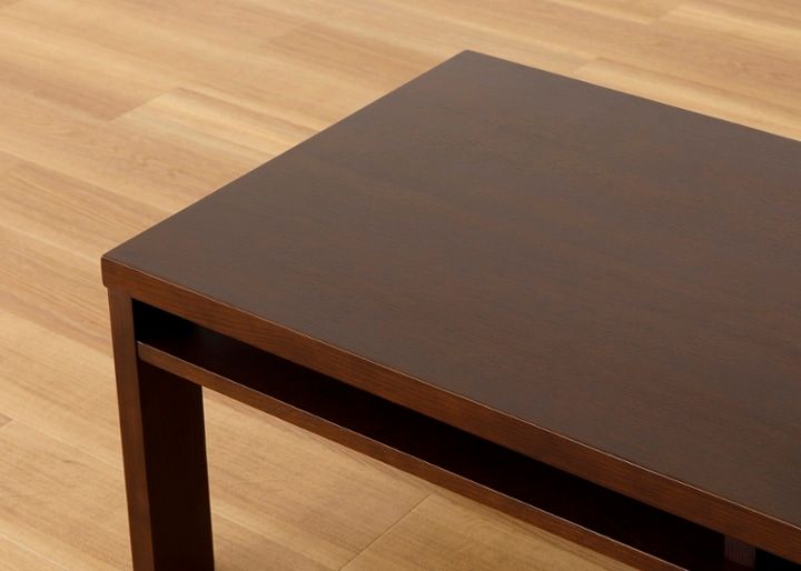 ガラス・ローテーブル～収納付き～モダンアジアンテイストの魅せる