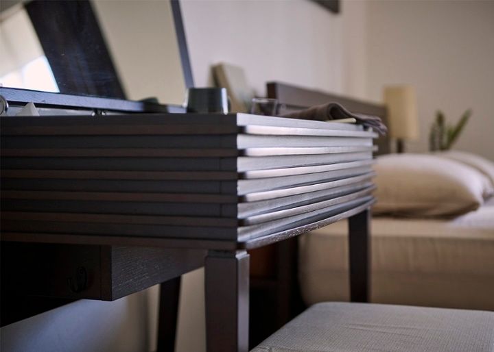 ルーバー・ドレッサー セット～洗練されたモダンアジアンな空間を演出