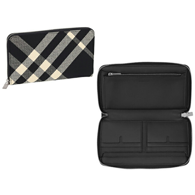 バーバリー 長財布 メンズ ブランド BURBERRY チェック 8089510