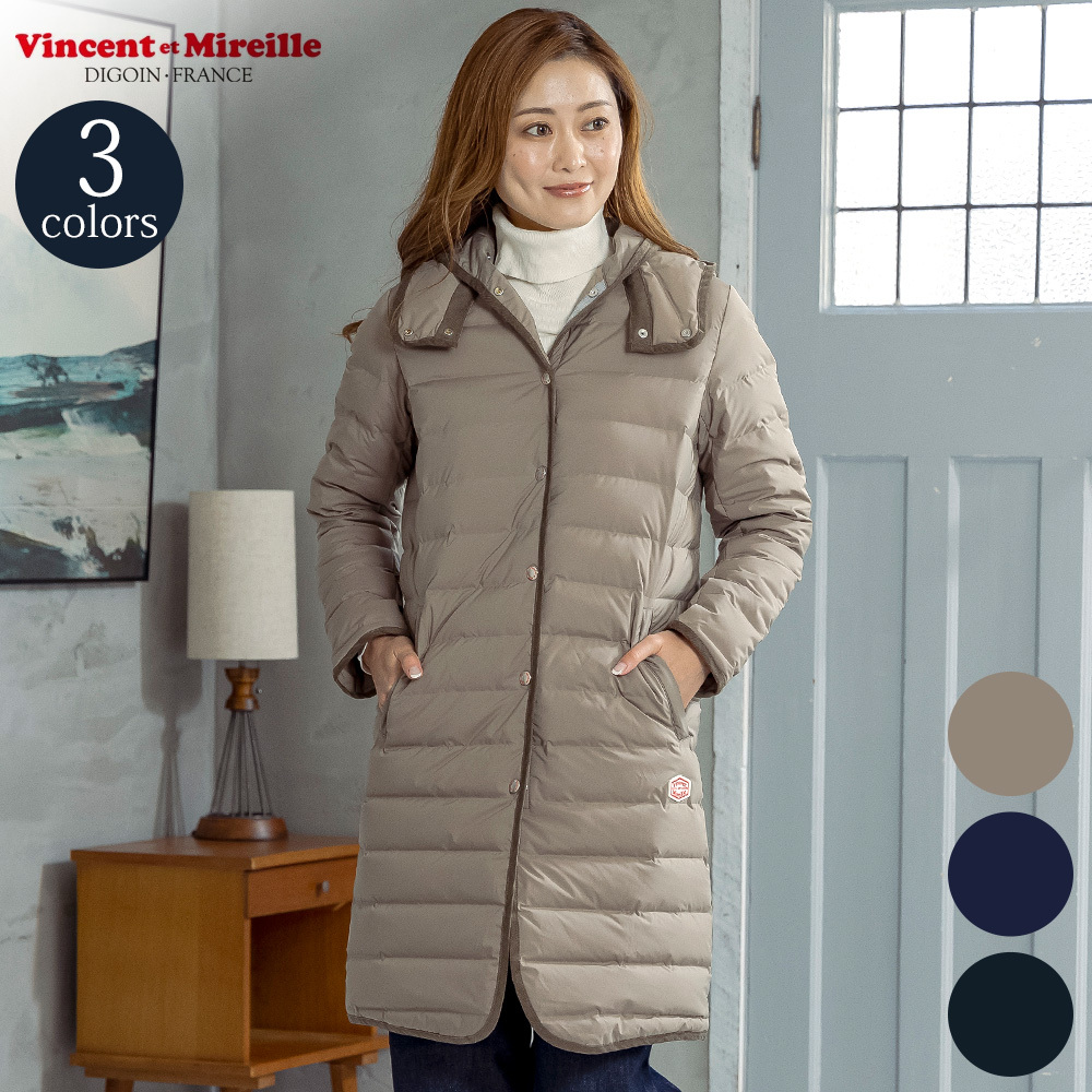 ステッチレス ダウンコート Vincent et Mireille（バンソン エ