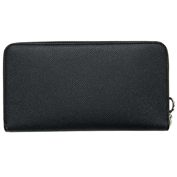 ブルガリ 財布 メンズ 長財布 ブランド ラウンドファスナー レザー 本