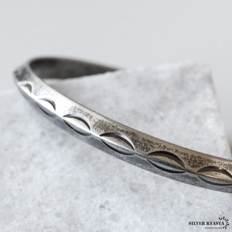 ステンレス アンティークバングル インディアンバングル ナバホ