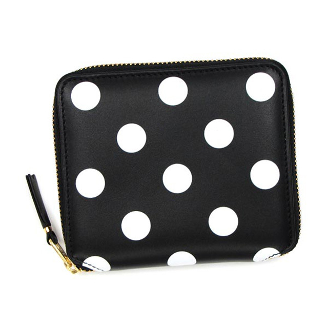 コムデギャルソン COMME des GARCONS 財布 二つ折り ドット 水玉
