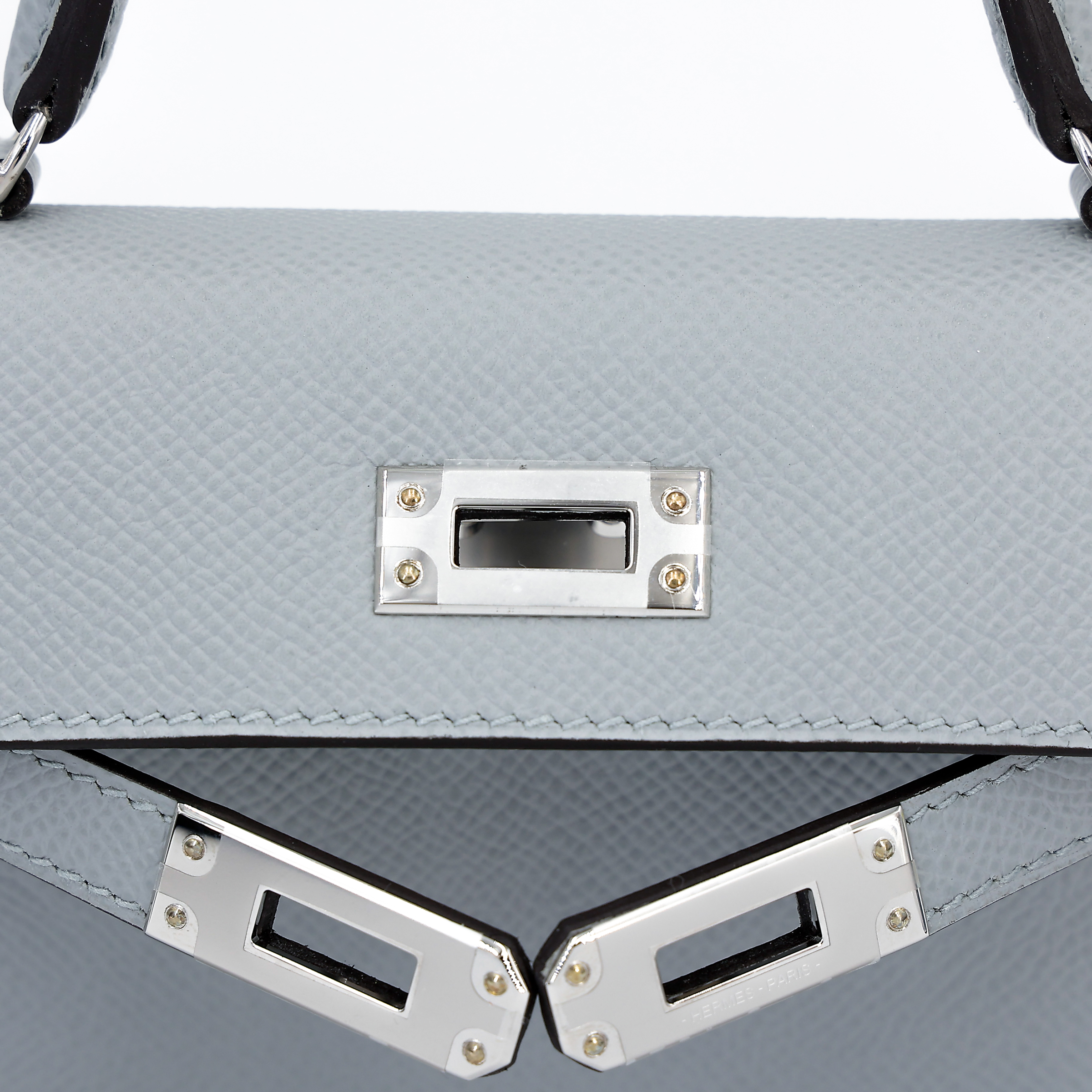 ランク N 新品 HERMÈS エルメス ミニケリー2 ブルーグラシエ (8U