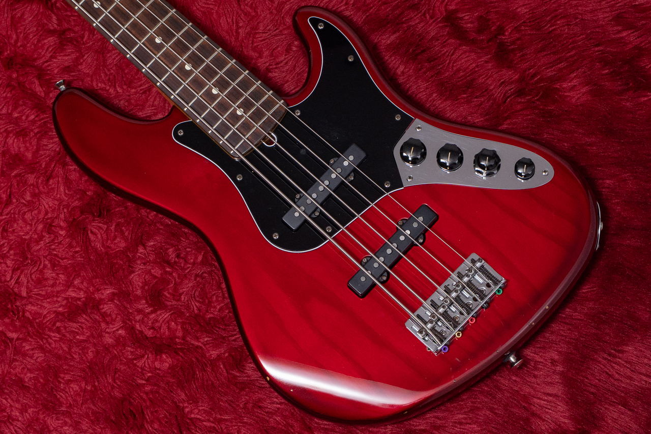 Fender American Deluxe Jazz Bass V Crimson Burst 1997 4.320kg
