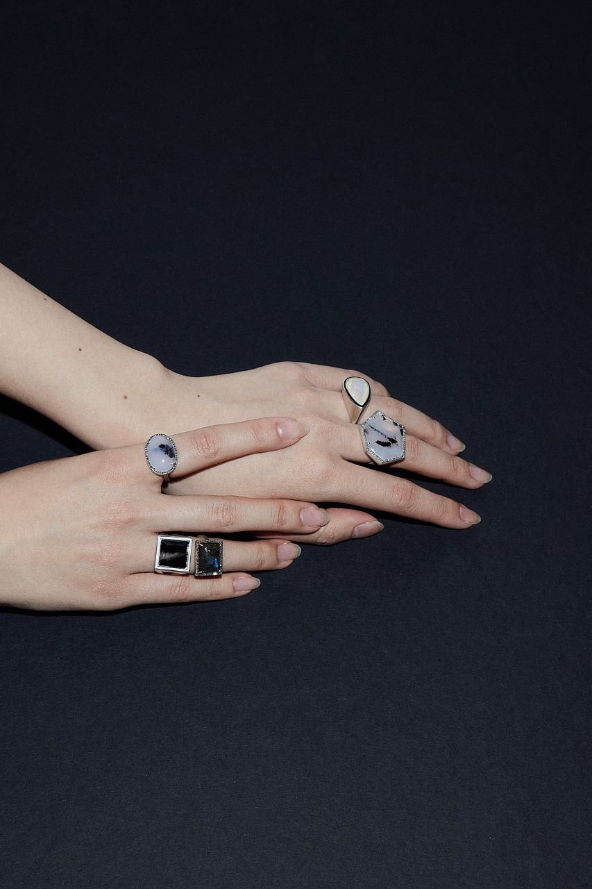 Adlin Hue(アドリン ヒュー)｜Dendrite Agate One of a Kind Canan