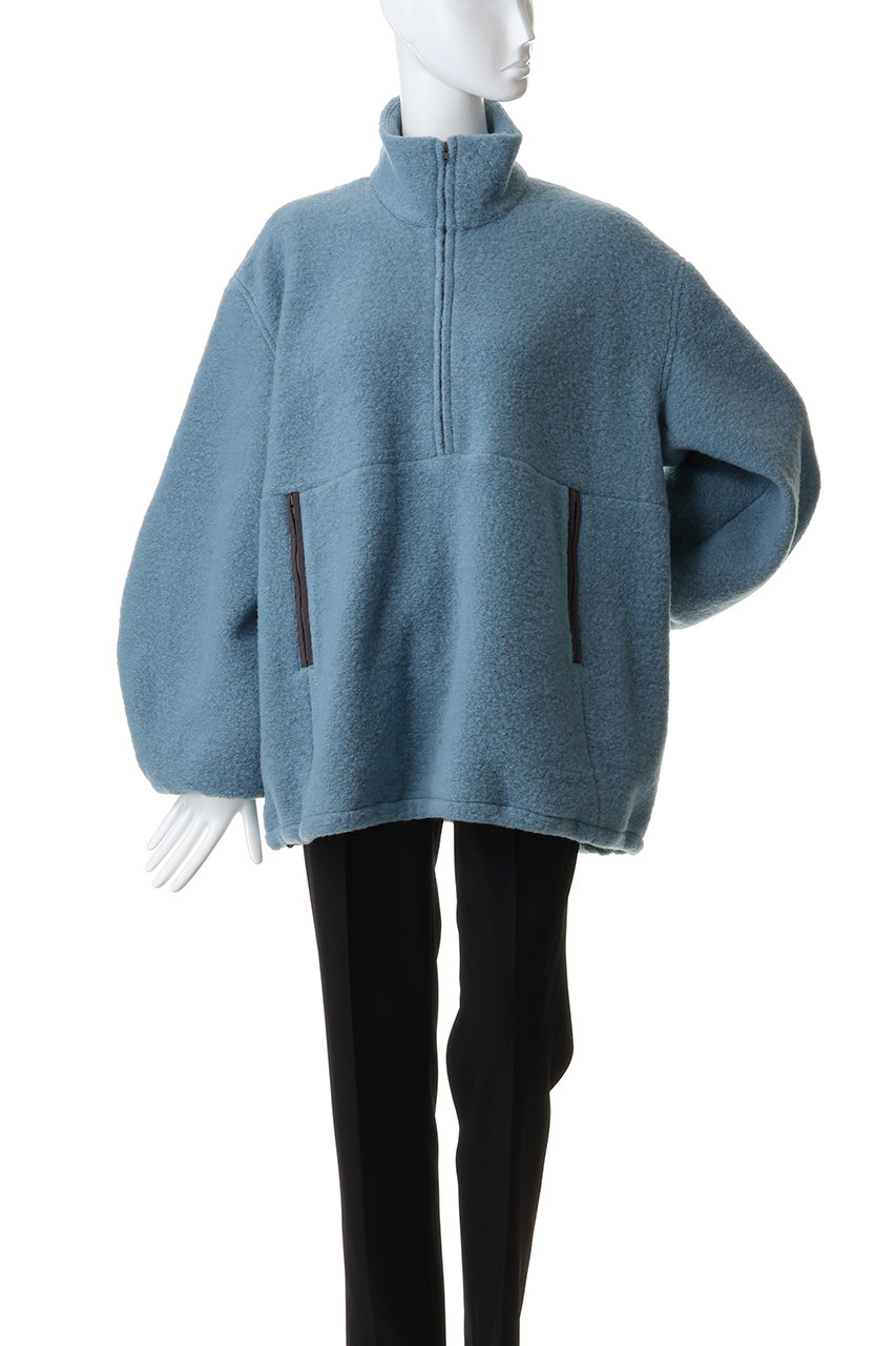 CLANE(クラネ)｜SLIVER HALF ZIP TOPS/IVORY の通販｜ELLESHOP・(エル