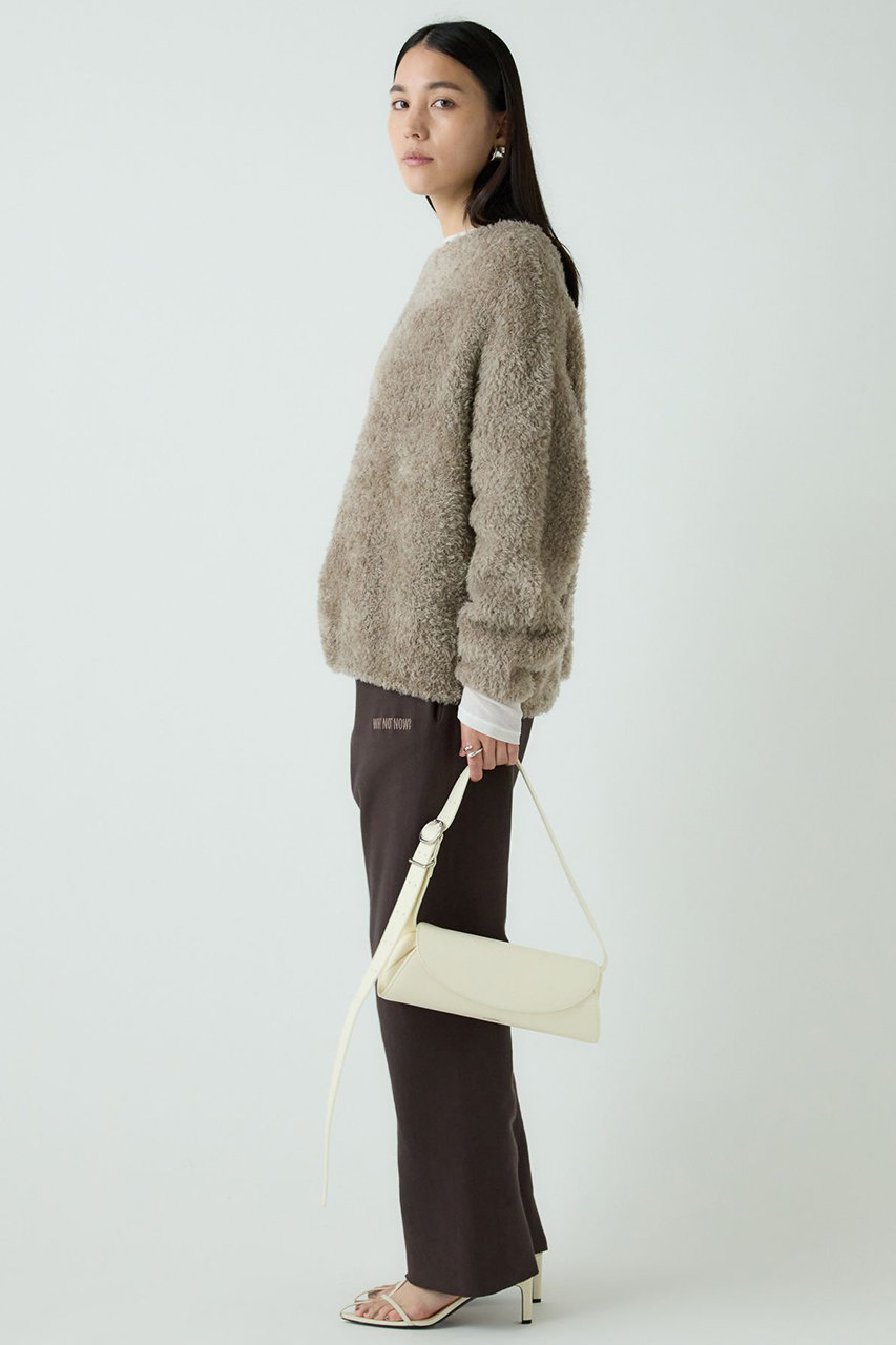 Chaos(カオス)｜ペルシアモールニットプルオーバー/モカベージュ の