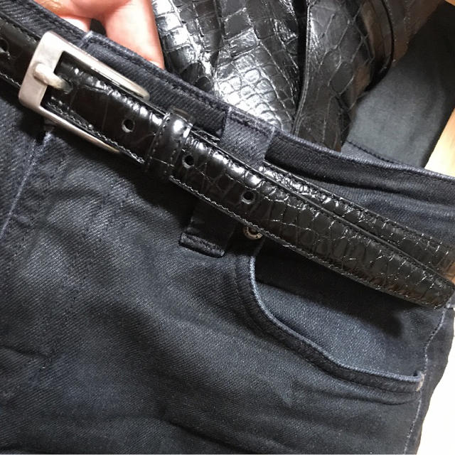 SAINT LAURENT - BRO様専用！ サンローラン ベルト 85 クロコダイル