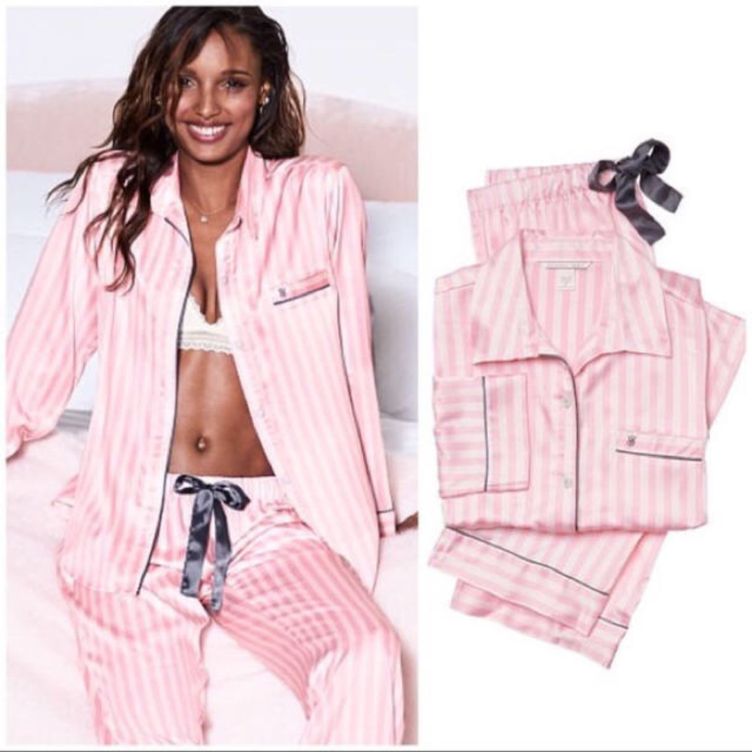 Victoria's Secret - Victoria's Secret サテンパジャマ上下 セットの