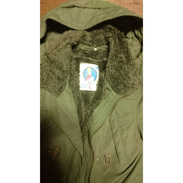 SLY - SLY ボアライナー 牛革留め具 ミリタリーモッズコート グリーン