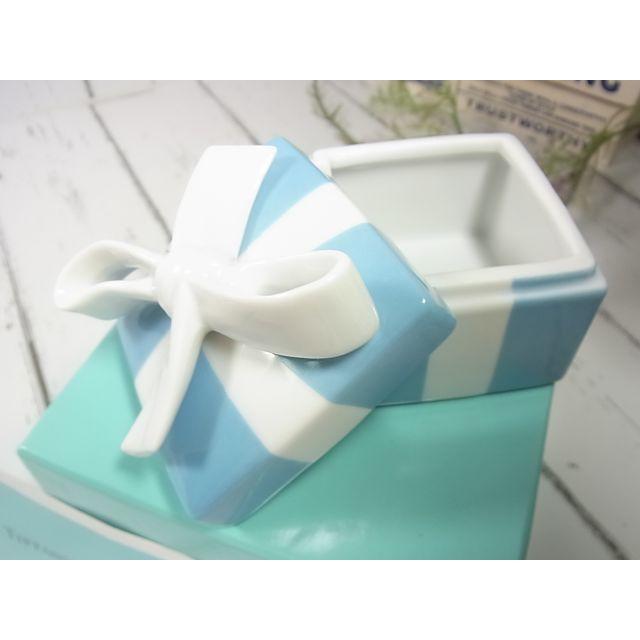 Tiffany & Co. - ☆本物正規美品ティファニー 陶器製リボンボックス