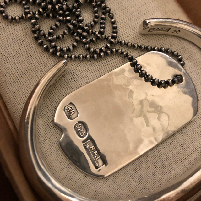 RRL - RRL Hammered Sterling Silver Cuffの通販 by ☆RRL☆｜ダブル