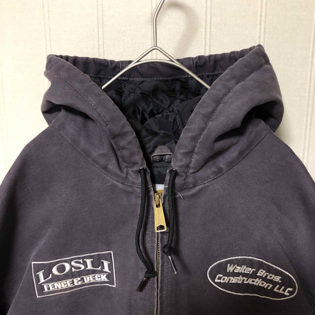 carhartt - Carthartt ダック アクティブジャケット パーカー 茄子紺