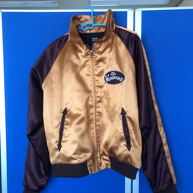 80s ワンダラーズ スカジャン ブルゾン サテン ロカビリー サガラ