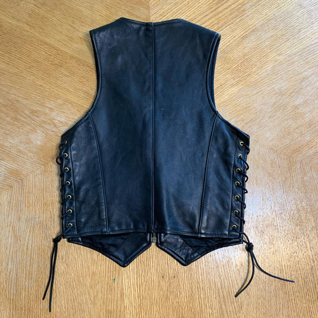 VANSON - まっちゃん様専用 vanson レザーベスト 36 バンソン 両脇
