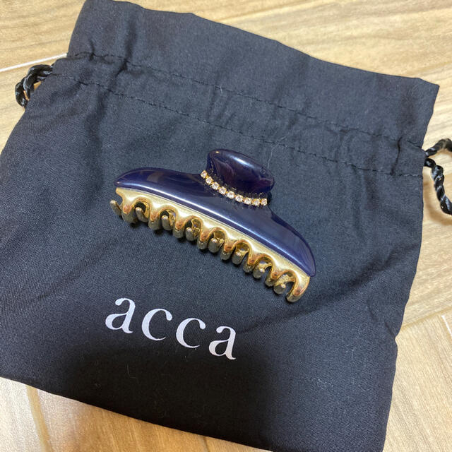 acca - 【新品 未使用】acca ヘアクリップ 安室奈美恵着用 ネイビーの