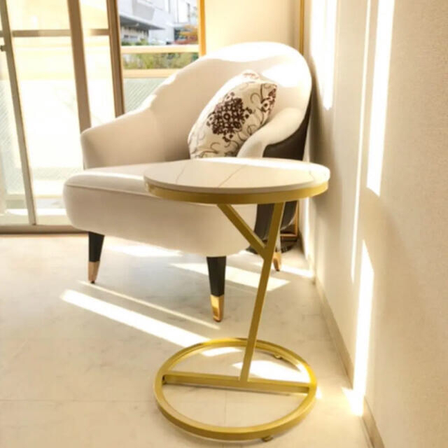 ZARA HOME - インポート家具☆大理石、岩板のサイドテーブル・コーヒー