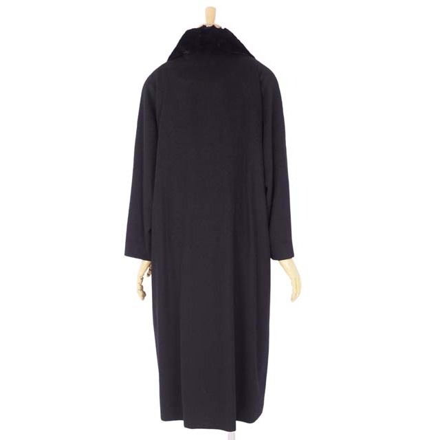 BALMAIN - バルマン コート ピュアカシミヤ ミンクファー ロングコート