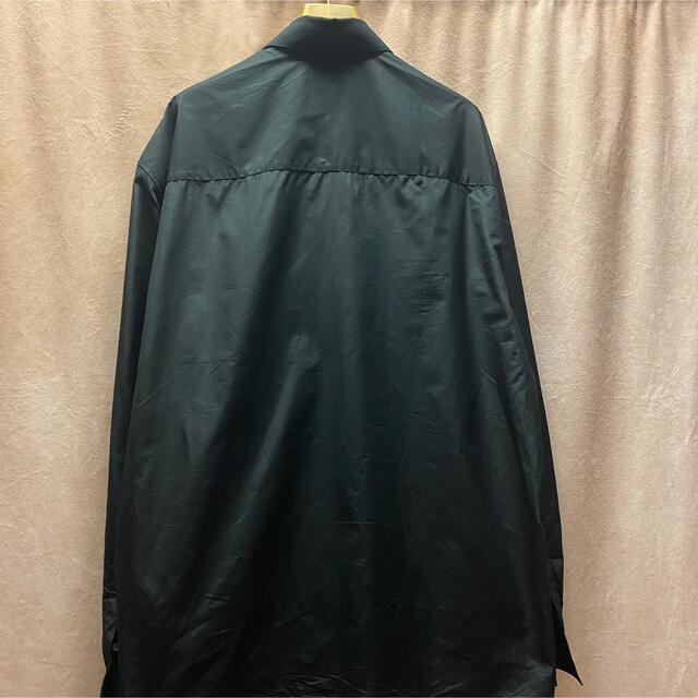 Dunhill - Dunhill オーバーサイズ ダブルジップシャツ イタリア製 黒