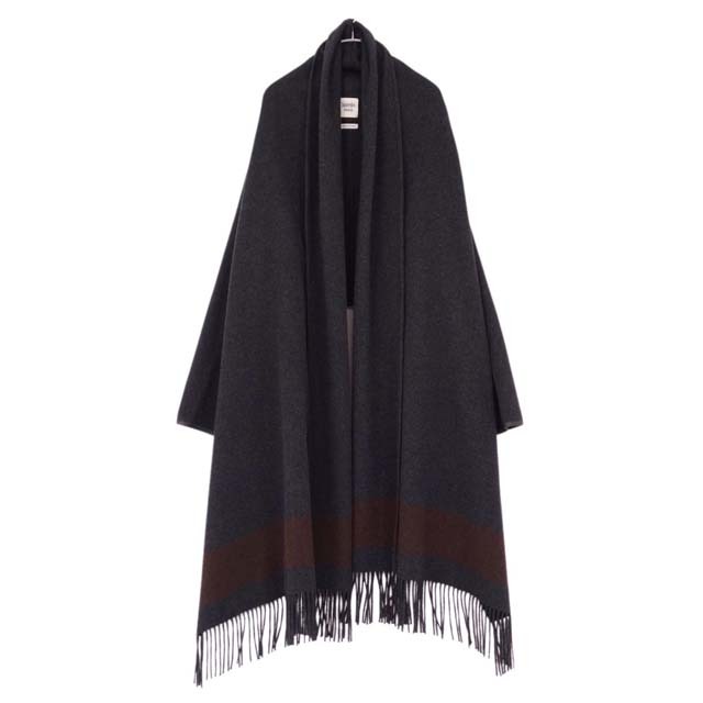 HERMES - エルメス コート ゴルチエ期 2008AW ポンチョコート カシミヤ