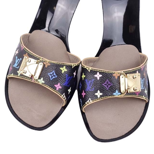 LOUIS VUITTON - ルイヴィトン サンダル マルチカラー モノグラム