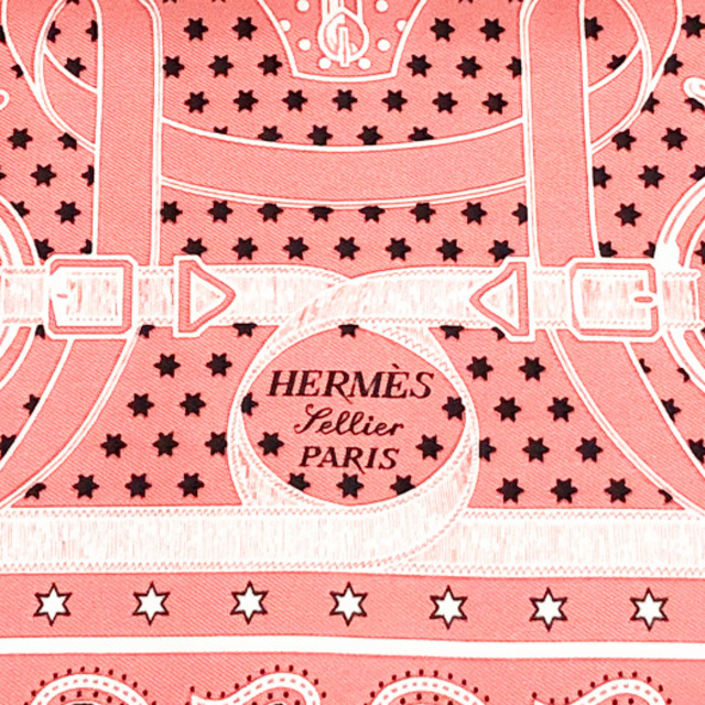 HERMES - エルメス カレ 55 スカーフ エプロンドール シルク ピンクの
