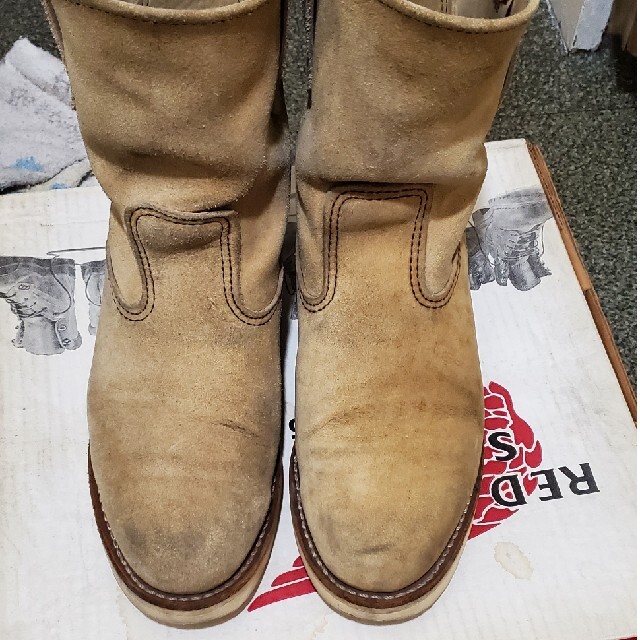 REDWING - RED WING スウェード ペコスブーツ スエード ペコス レッド