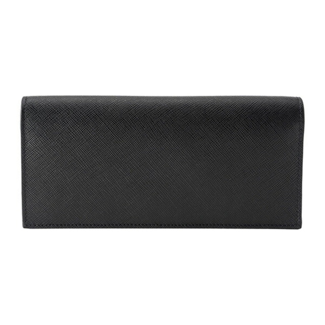 PRADA - 新品 プラダ PRADA 長財布 サフィアーノ ストライプ ブラック