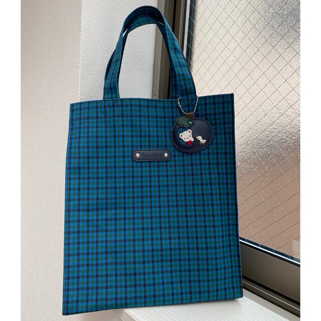 familiar - 新品未使用 ファミリア チェック トートバッグ 大の通販 by