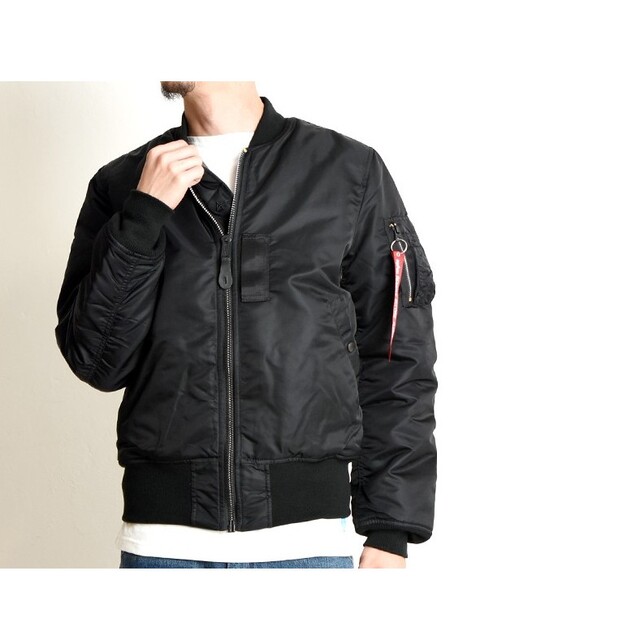 alpha - 即完売 レア MA-1 フライトジャケット ALPHA 第5空軍 ワッペン