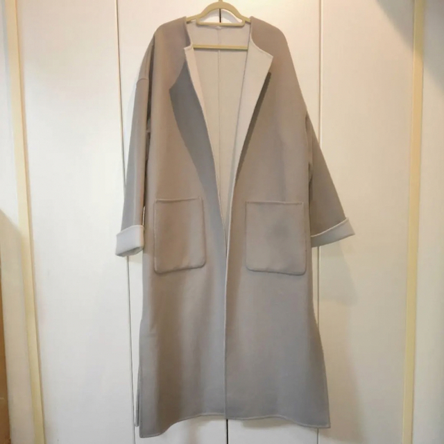 M-premier - 【新品】23AW BLENHEIM リバーシブル ノーカラー ロング