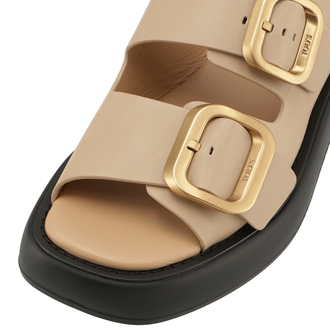 TOD'S - トッズ TOD'S サンダル レザー メタル バックル レディース 靴
