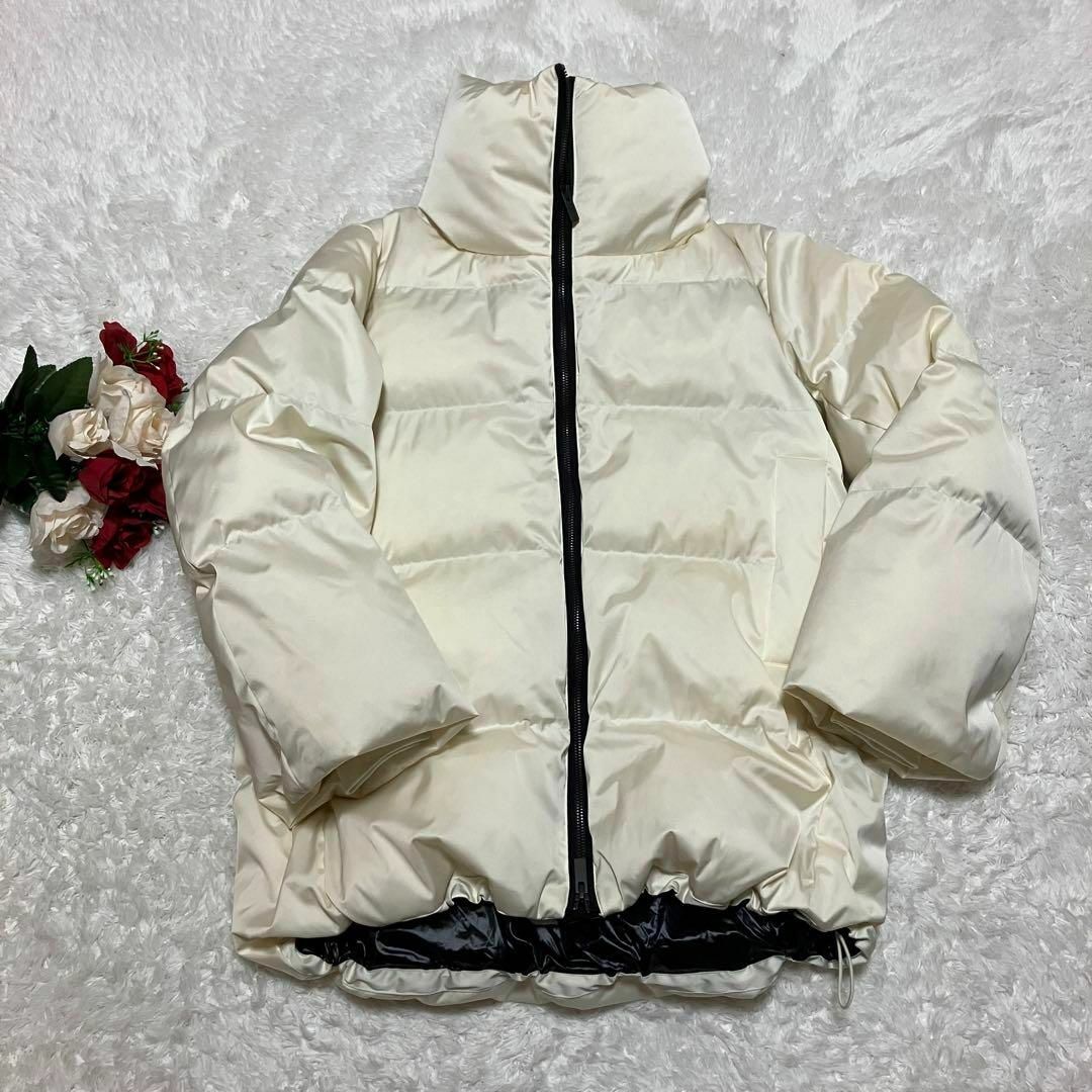 UNIQLO - ユニクロ+J ダウンボリュームジャケット アイボリーホワイト