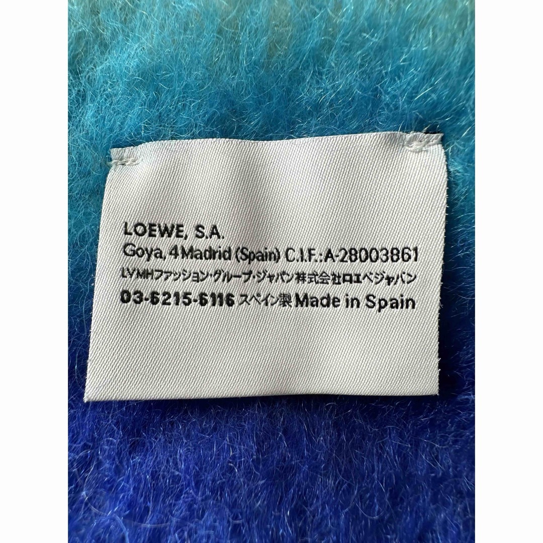 LOEWE - 《22年AW》LOEWE モヘアマフラー マルチカラーの通販 by