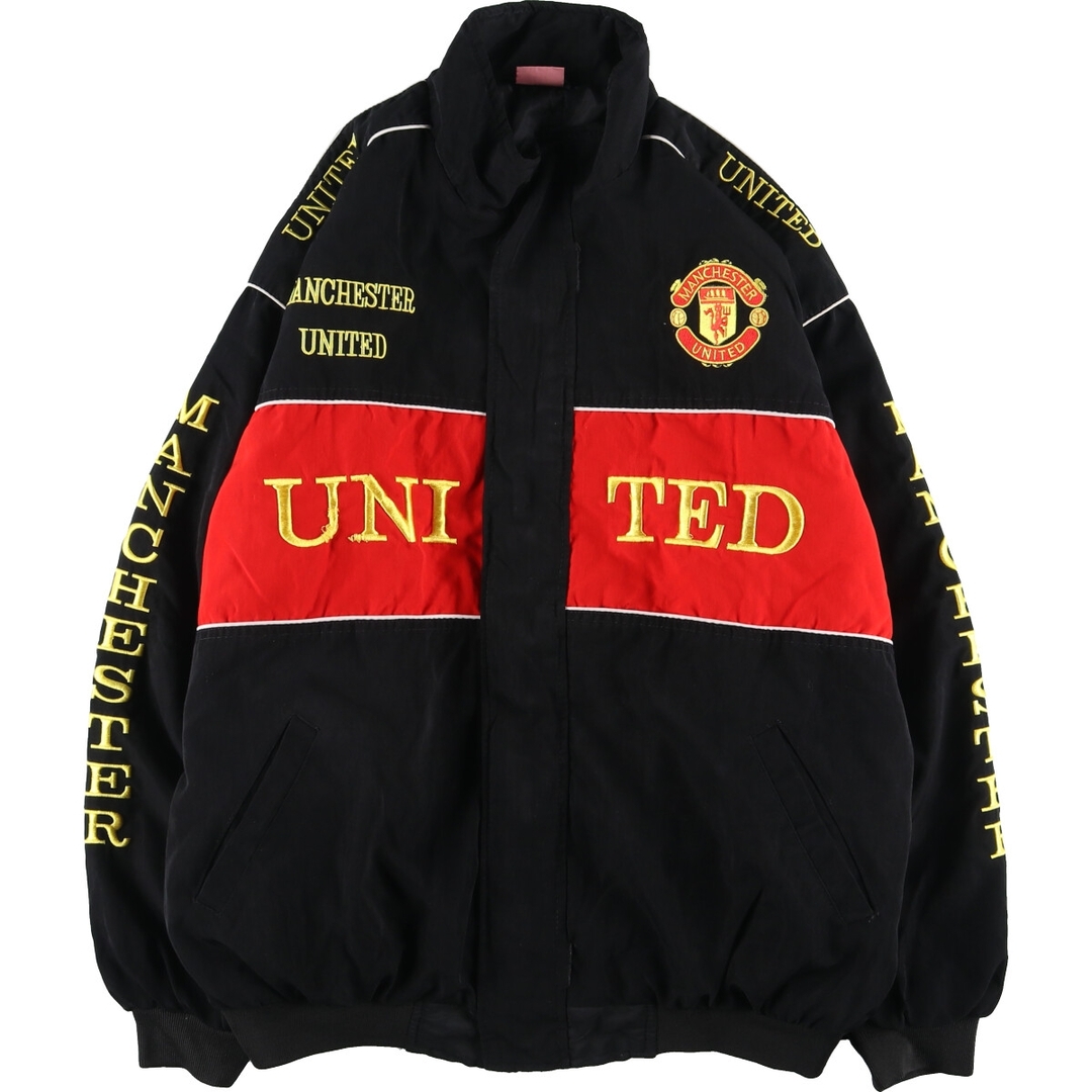 古着 MANCHESTER UNITED マンチェスターユナイテッド バック刺繍 袖