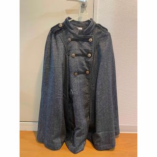 axes femme - ナポレオン風マントコート(黒)の通販 by 黒猫の部屋