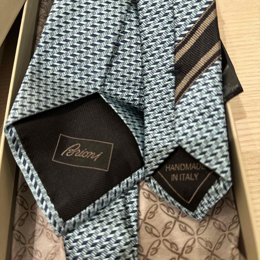 Brioni - 新品未使用 ブリオーニ ネクタイ ブルー 箱付きの通販 by べ