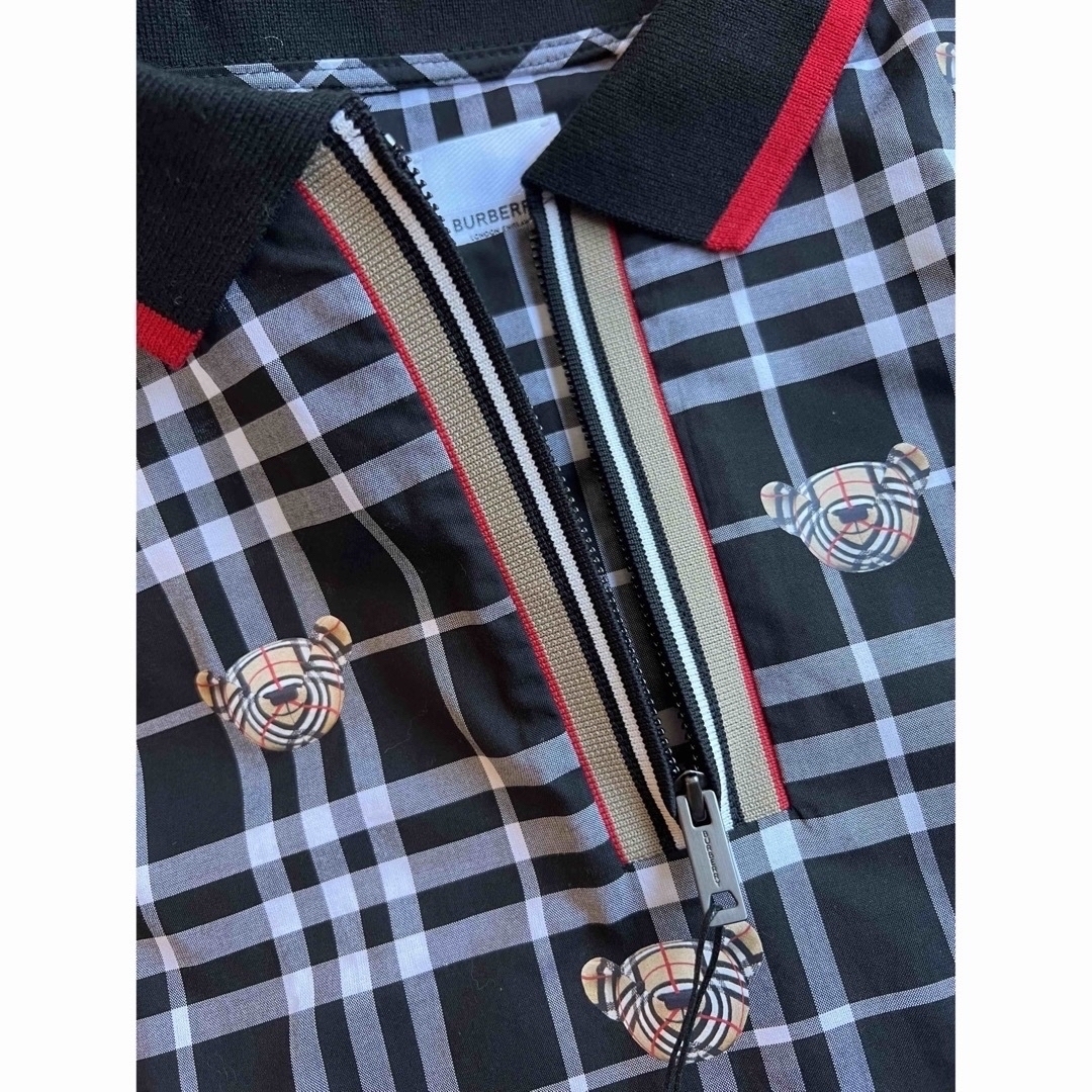 BURBERRY - BURBERRY KIDS バーバリー ベア チェック ポロシャツ 未