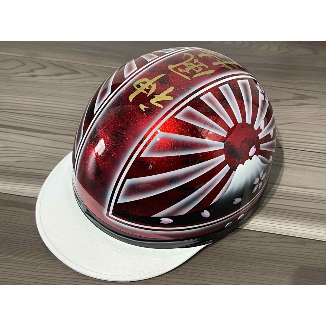 七色ラメ 富士日章 コルク半 ヘルメット 旧車會 暴走族の通販 by paint