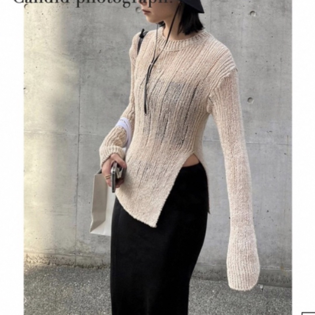 OHOTORO - ohotoro Diagonal Slit Knitの通販 by shop｜オオトロならラクマ