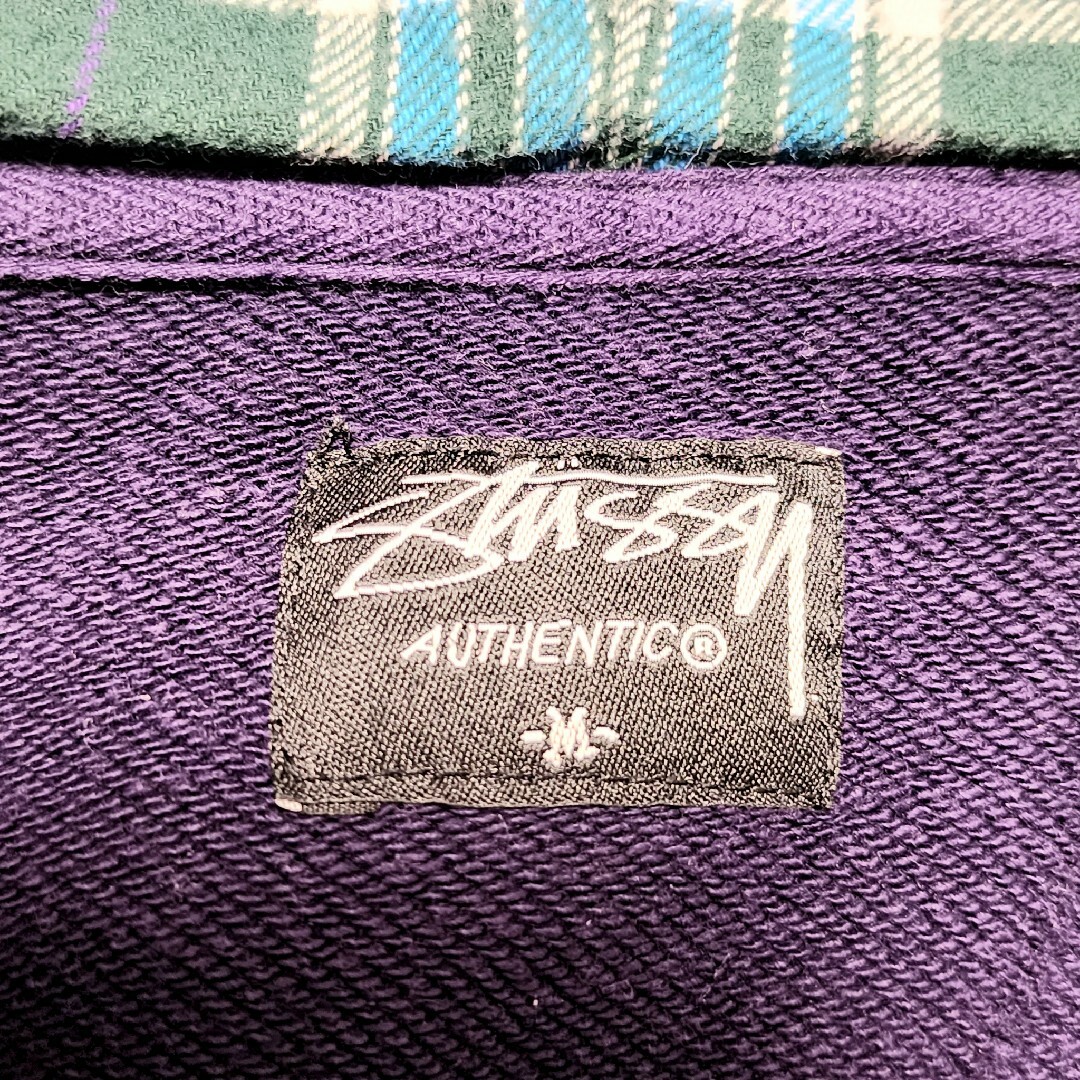 STUSSY - 《超希少》STUSSY ステューシー ジップパーカー ネイビー
