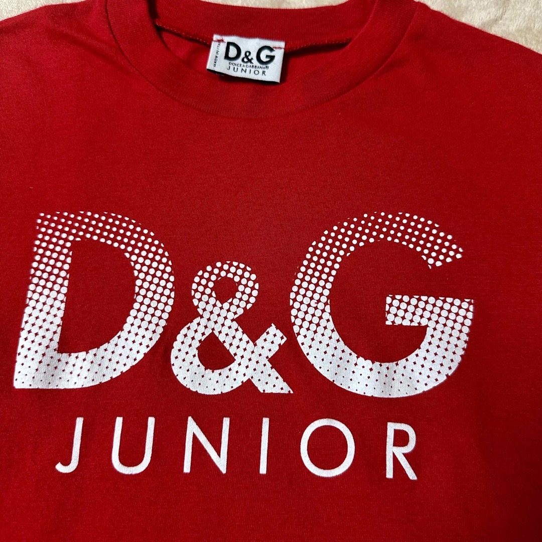 DOLCE&GABBANA - 110 ドルガバ Tシャツ 赤の通販 by ぴぴ｜ドルチェ
