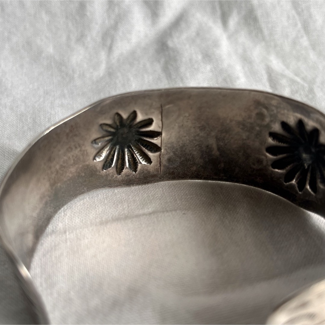 RRL - 1920's ヴィンテージ ナバホ バングル コインシルバー