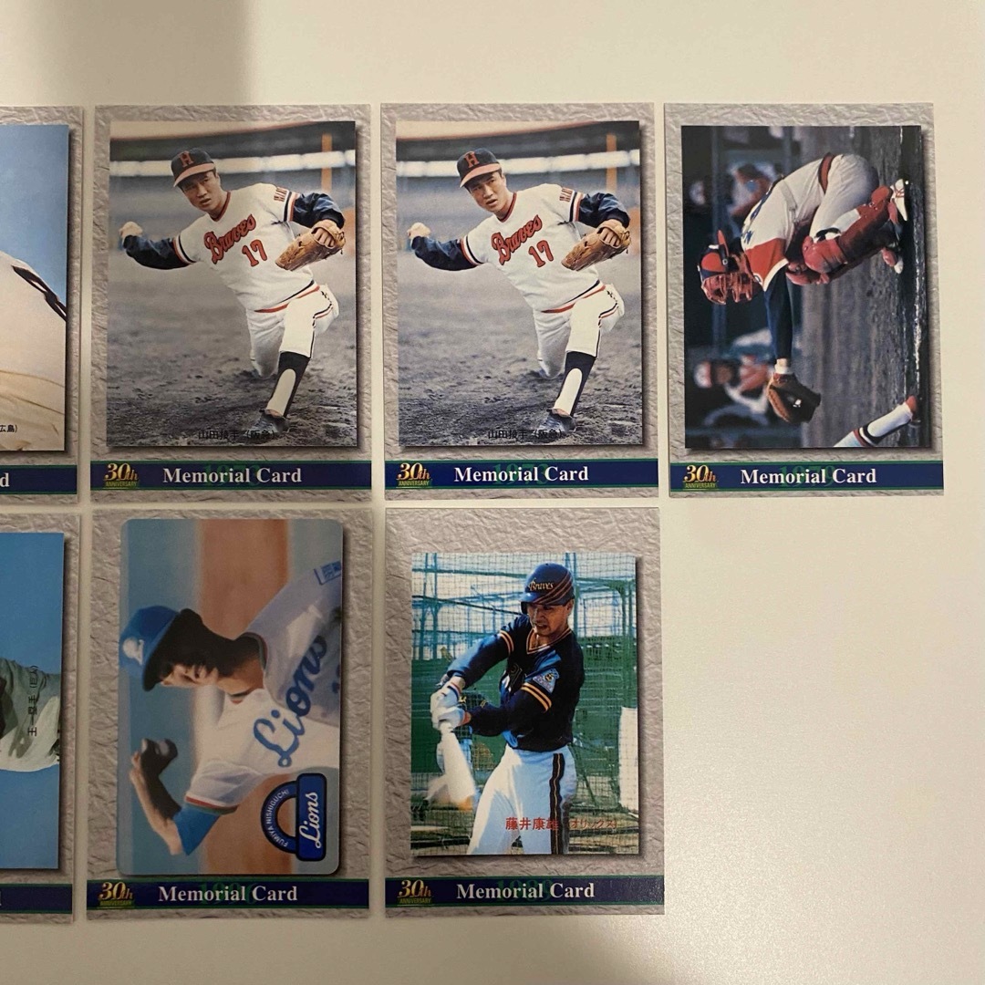 カルビー - プロ野球チップスカード2002年 9枚 復刻版 30周年