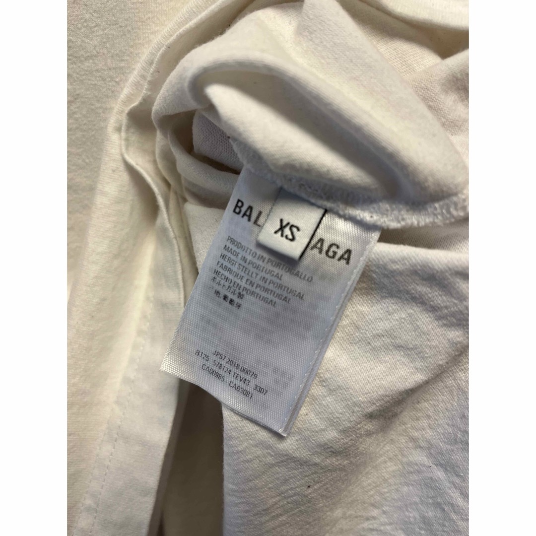 BALENCIAGA - 正規 18AW BALENCIAGA バレンシアガ バックロゴ Tシャツ