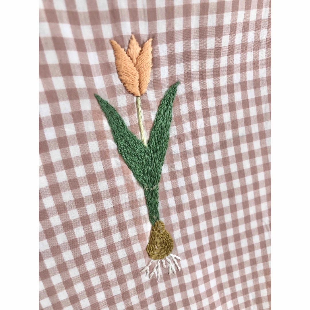 刺繍 レッスンバッグの通販 by momo fabric ｜ラクマ